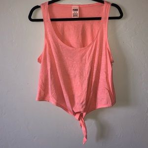 Tie front crop top